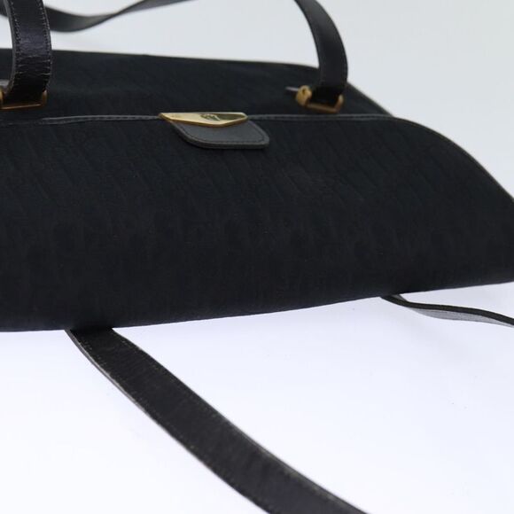 Dior Trotter Black Canvas Shoulder Bag (Pre-Owned) - Picture 13 of 16